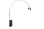 Lampada ad arco cromata
